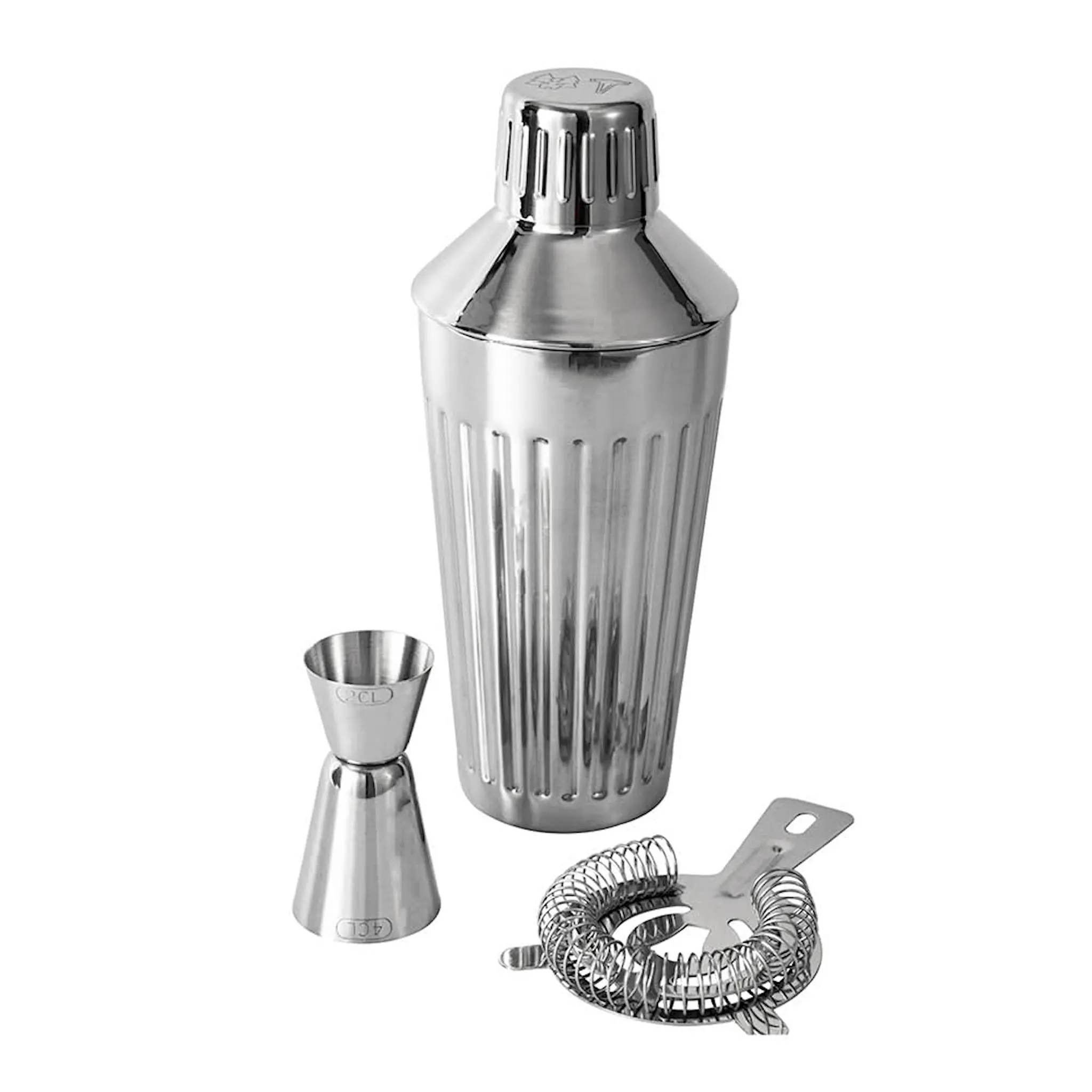 Vargen & Thor Glima barset 3 delar 750 ml silver