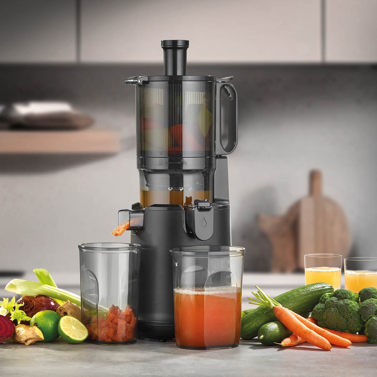 Caso Juice Fit Pro slowjuicer SJW600 XL 250W svart