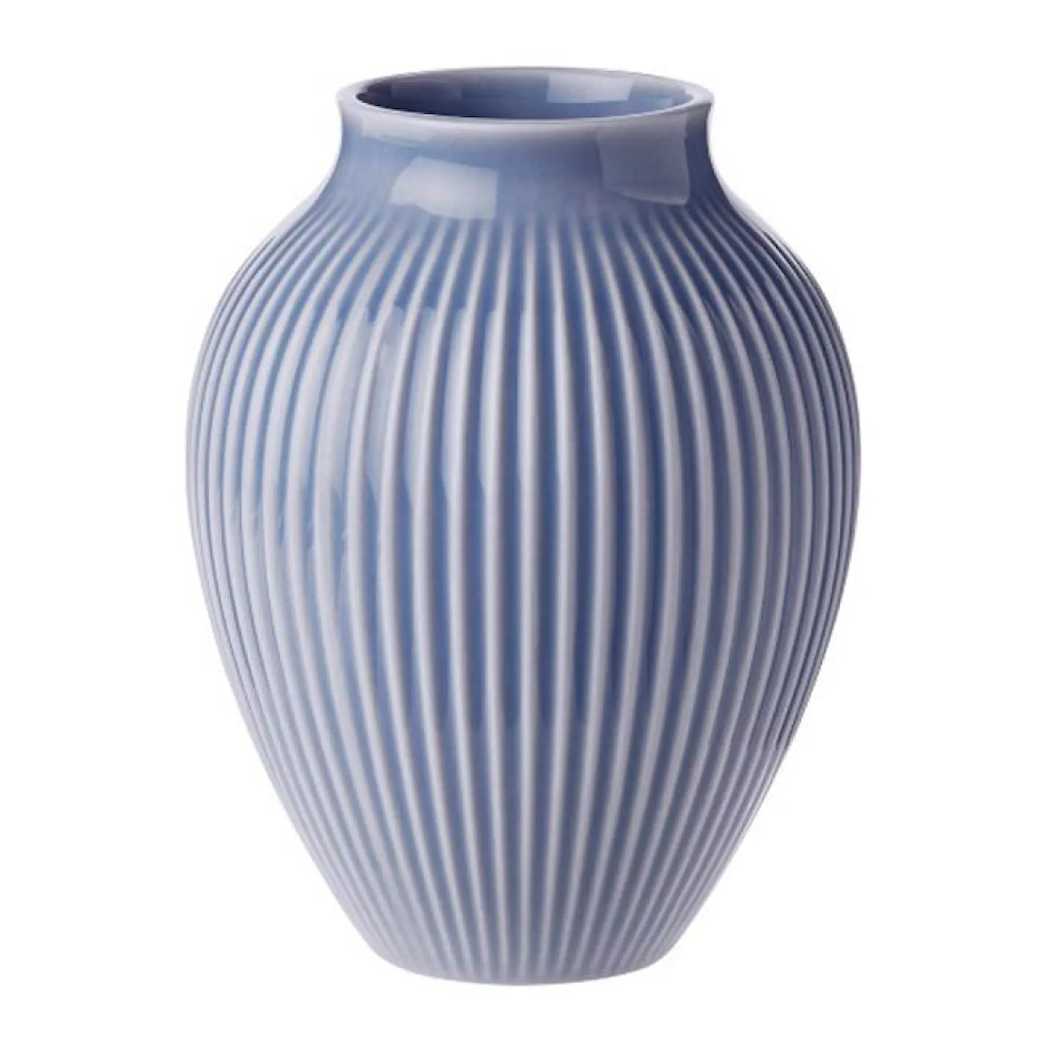 Knabstrup Keramik Ripple Maljakko 12,5 cm Laventeli