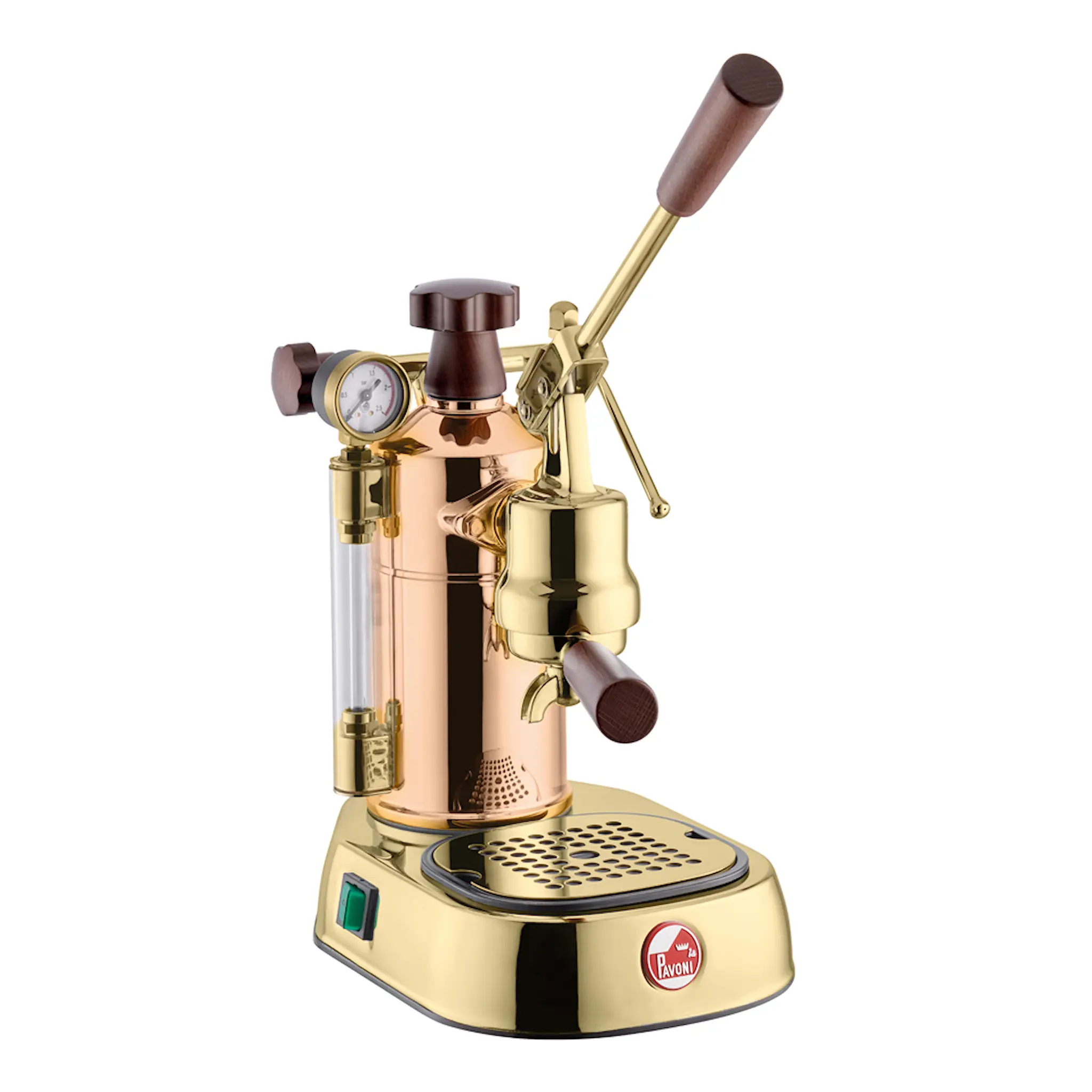 La Pavoni Professional Manuell Kaffemaskin med Hävarm Koppar/Brun