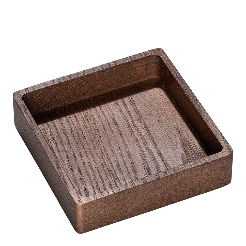 LIND DNA Wood Box Square S Røykt Eik