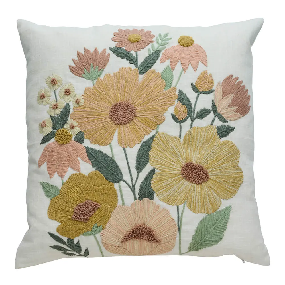 Vimina putetrekk 50x50 cm offwhite