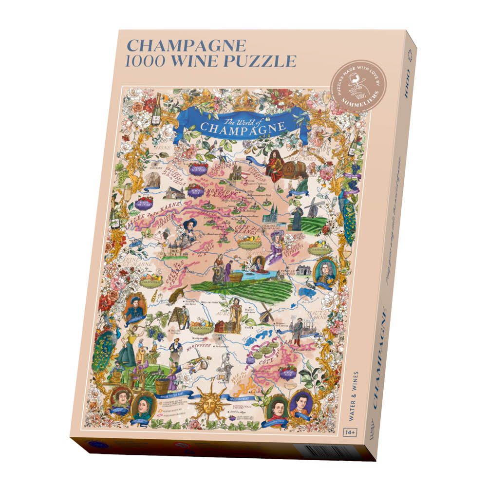Water and Wines - Wine Puzzle Palapeli Samppanja 1000 palaa