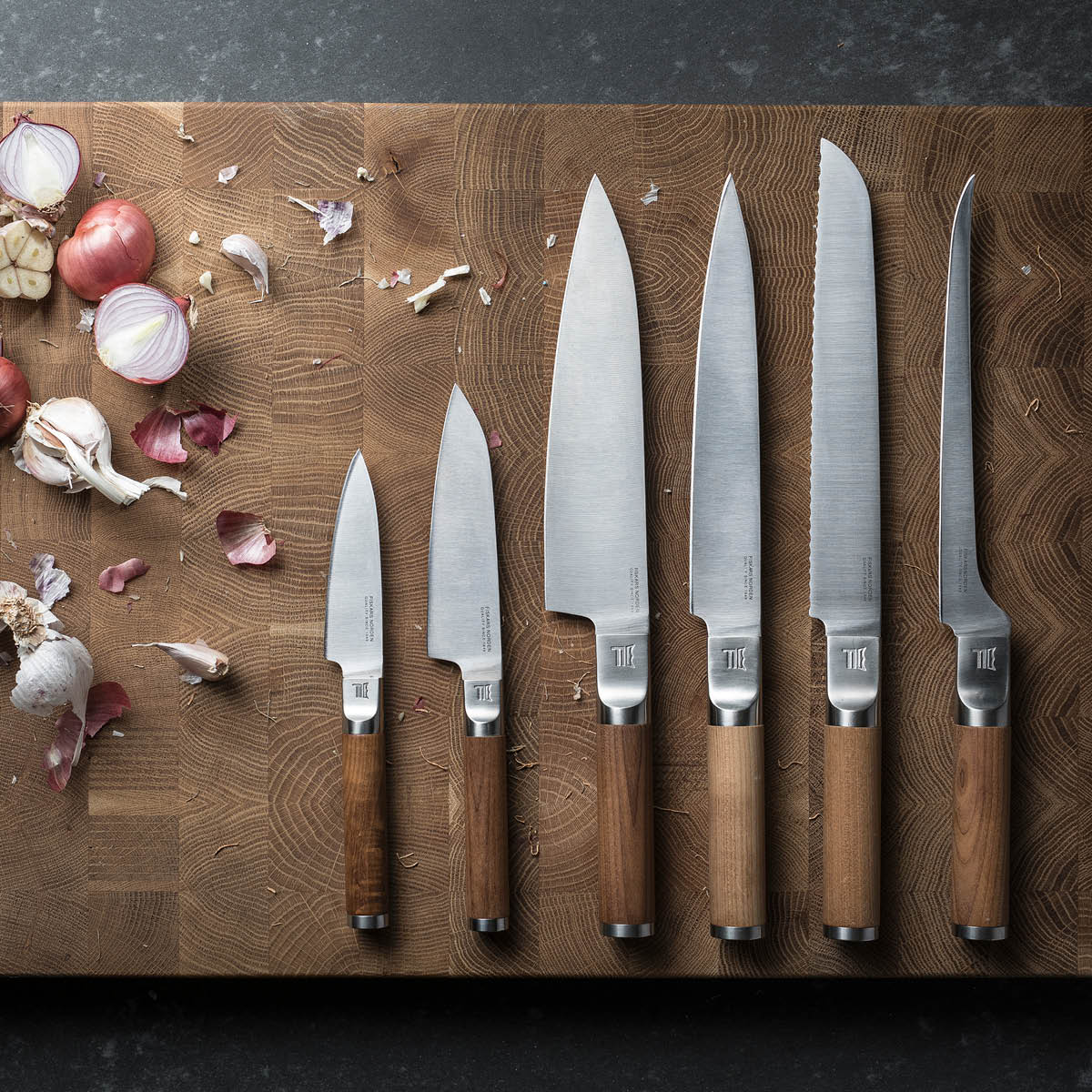 Fiskars Norden knivsett kokkekniv/grønnsakskniv