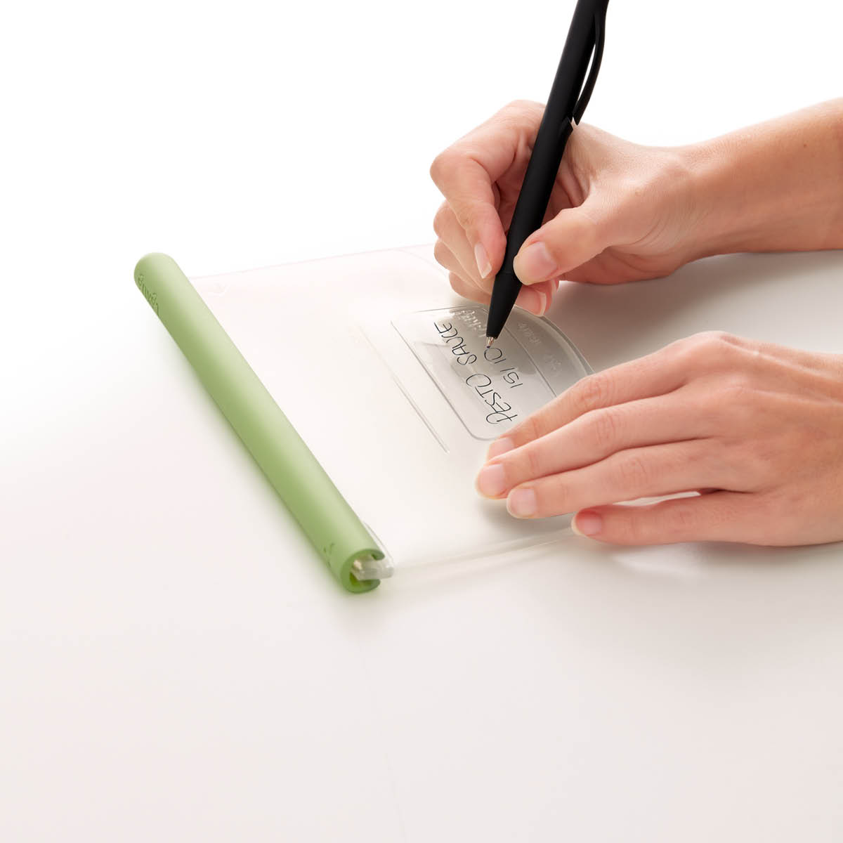 Lékué Återanvändbar silikonpåse 3 delar 0,5/1/1,5 L grön