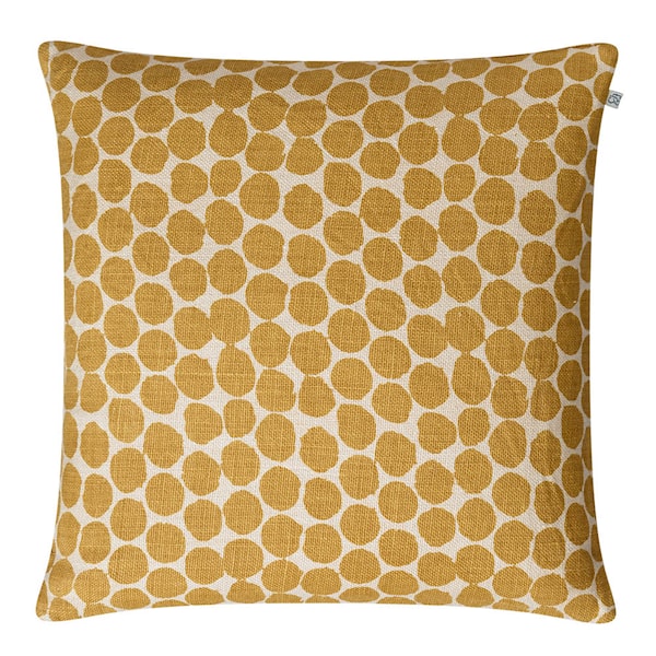 Dot Ari kuddfodral linne 50x50 cm Spicy Yellow