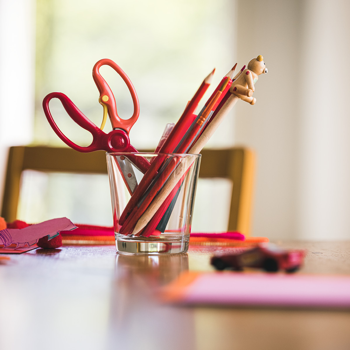 Fiskars Fiskars Kids sax 3+ år röd