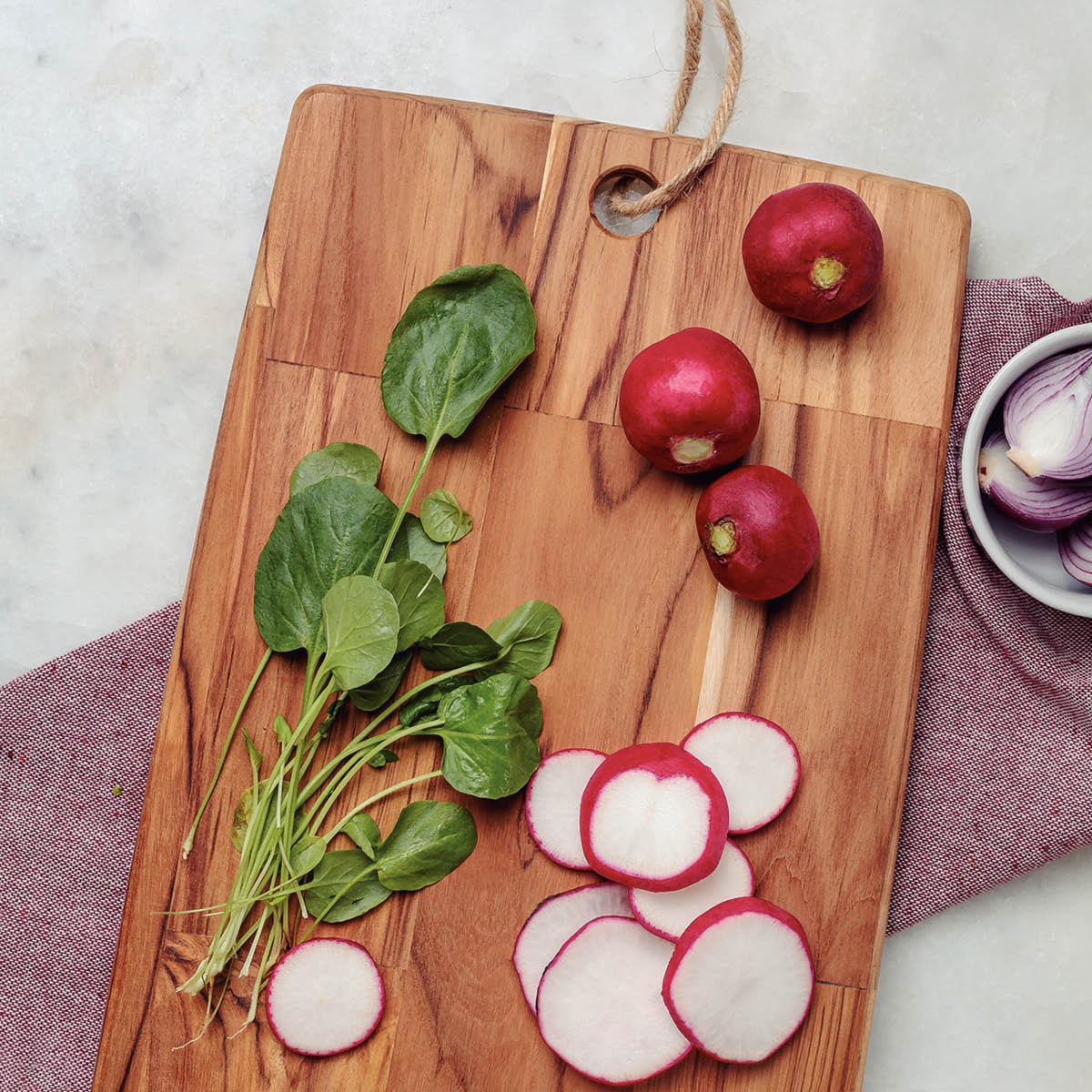 Tramontina Wooden board skjærefjøl i tre 34x23 cm teak