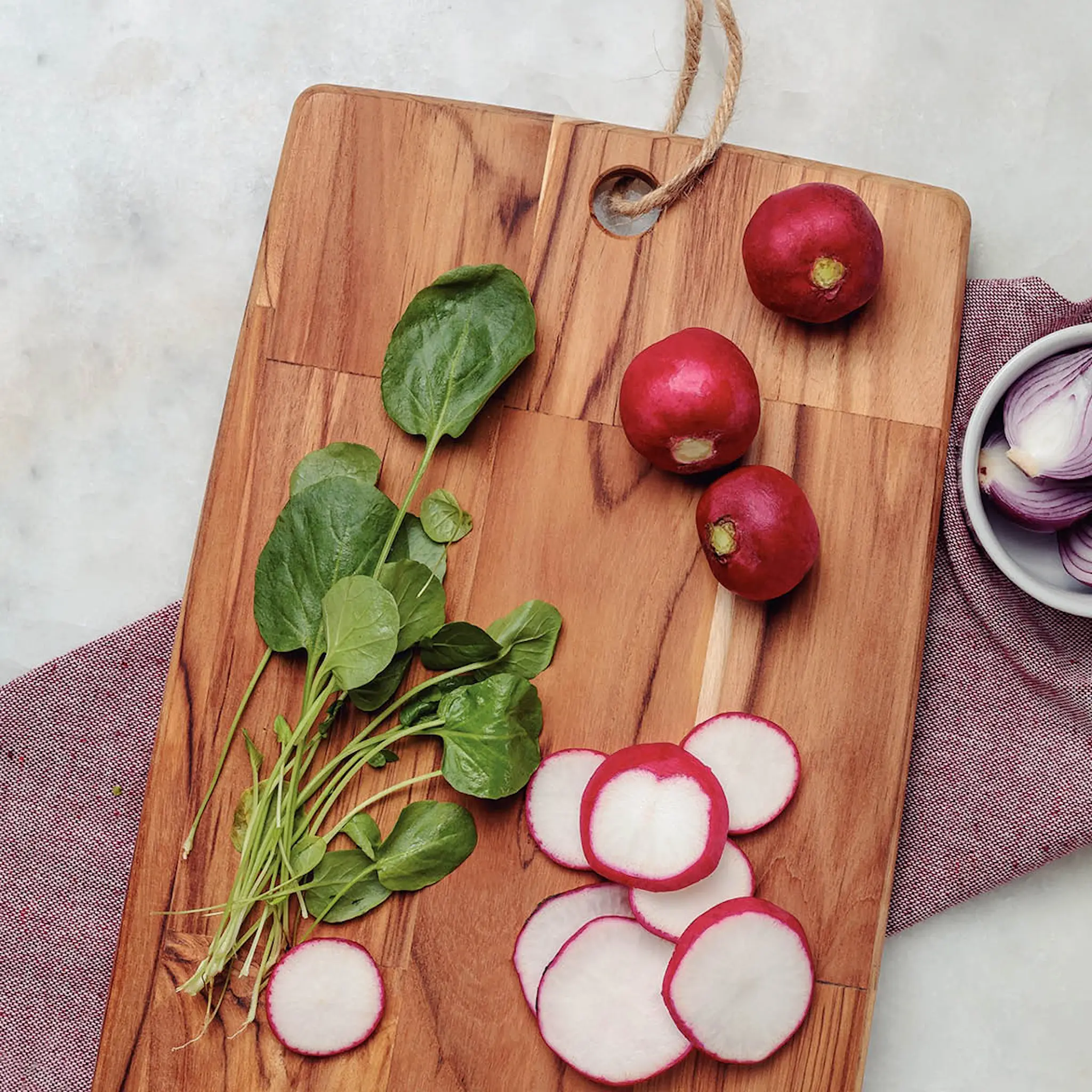 Tramontina Wooden board skjærefjøl i tre 34x23 cm teak hover