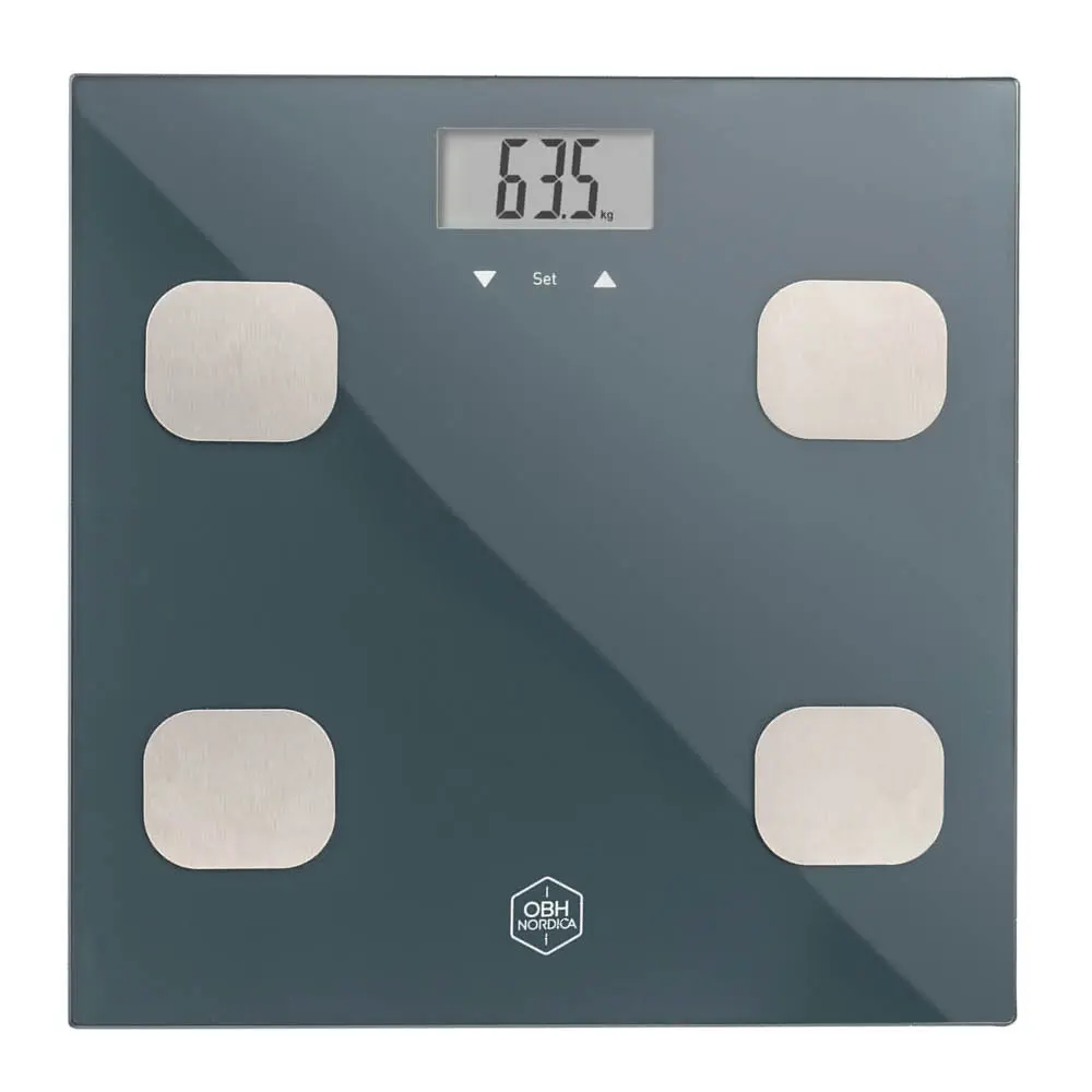 Fitness Tracker BMI henkilövaaka 150 kg musta