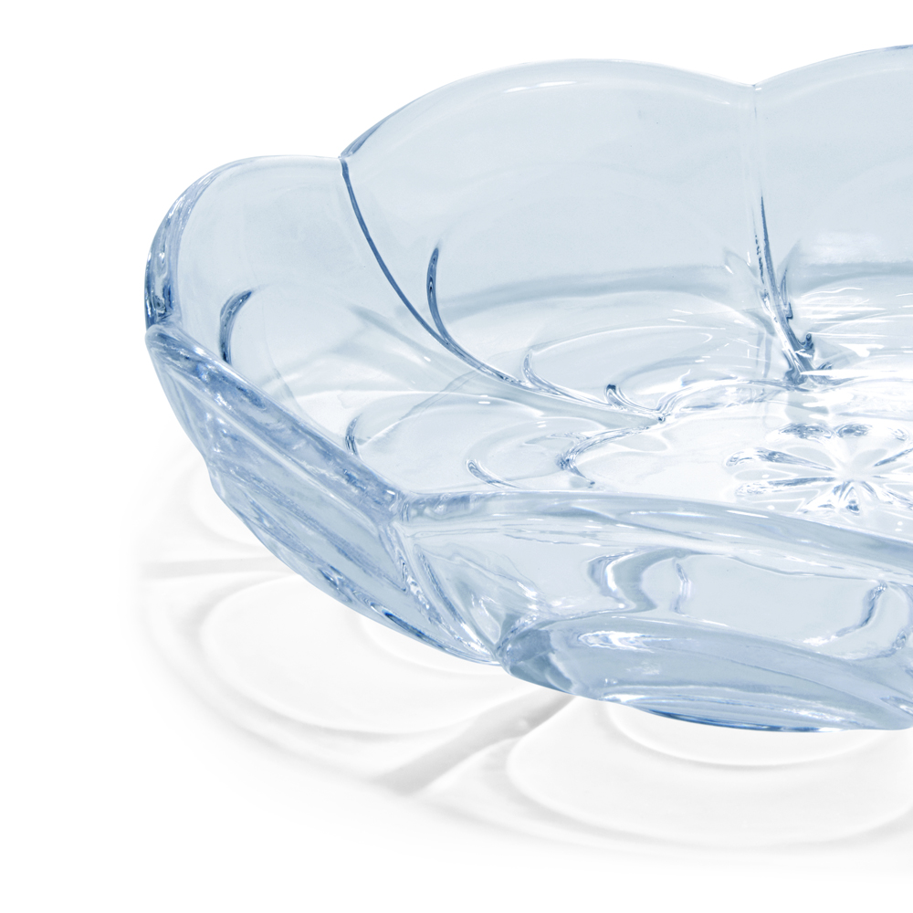 Holmegaard Lily Assiett 16 cm 2-Pack Blue Iris