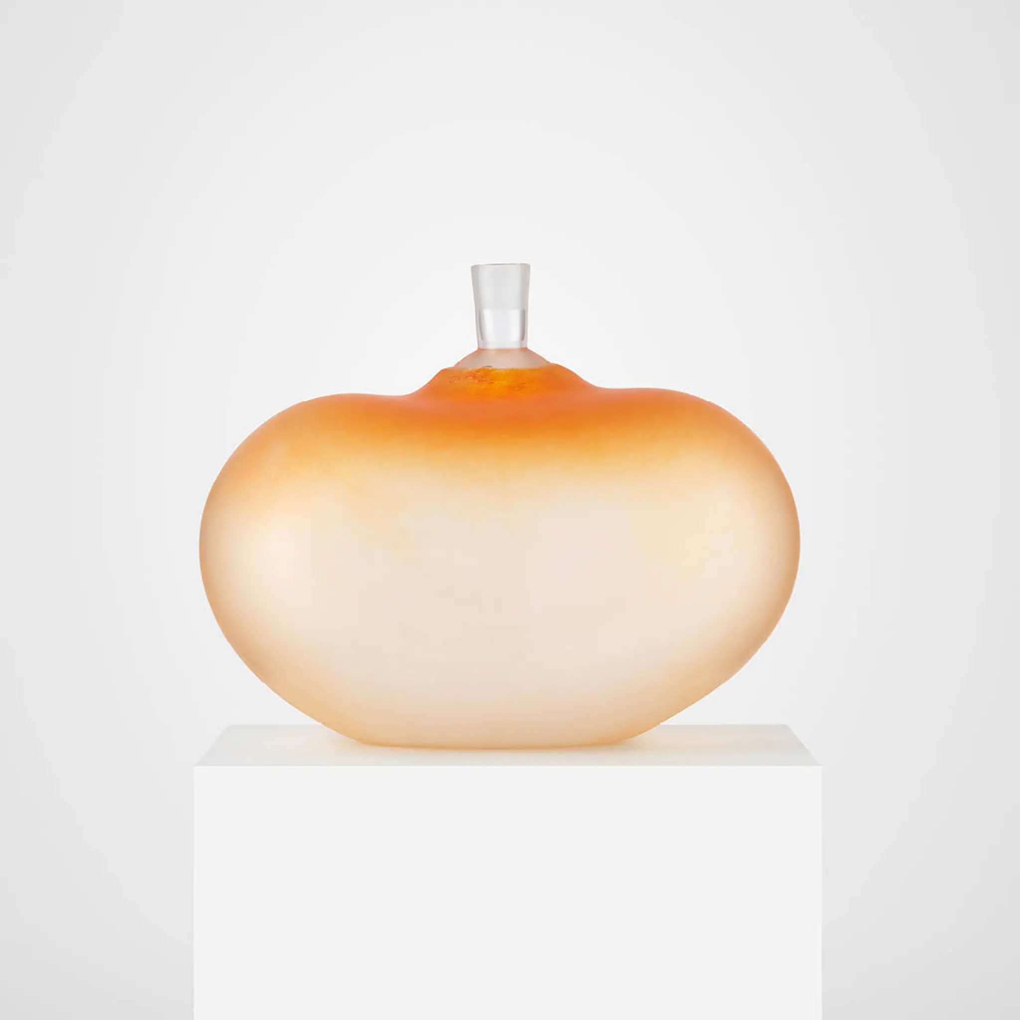 Kosta Boda Bv Beans Skulptur Ac-20 Orange