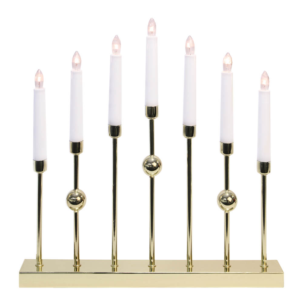 Star Trading Gustavo lysestake 37x37cm messing