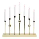 Gustavo adventsljusstake 37x37 cm mässing