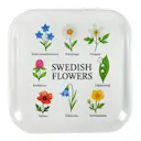 Bricka 20x20 cm Swedish Flowers