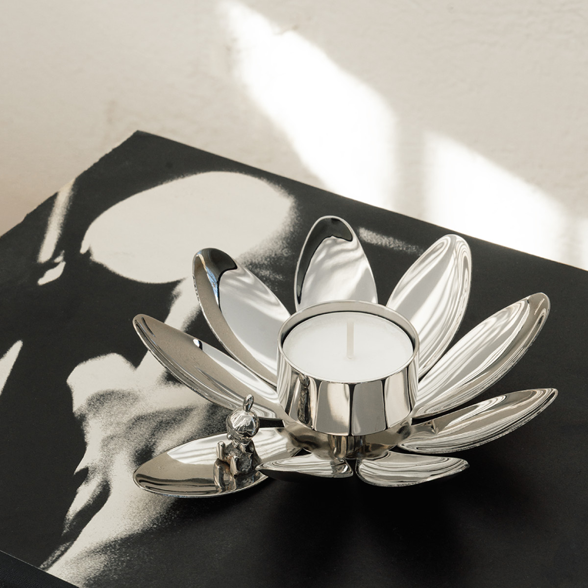 Hilke Hilke x Mumin ljusstake Lilla My förnicklad mässing