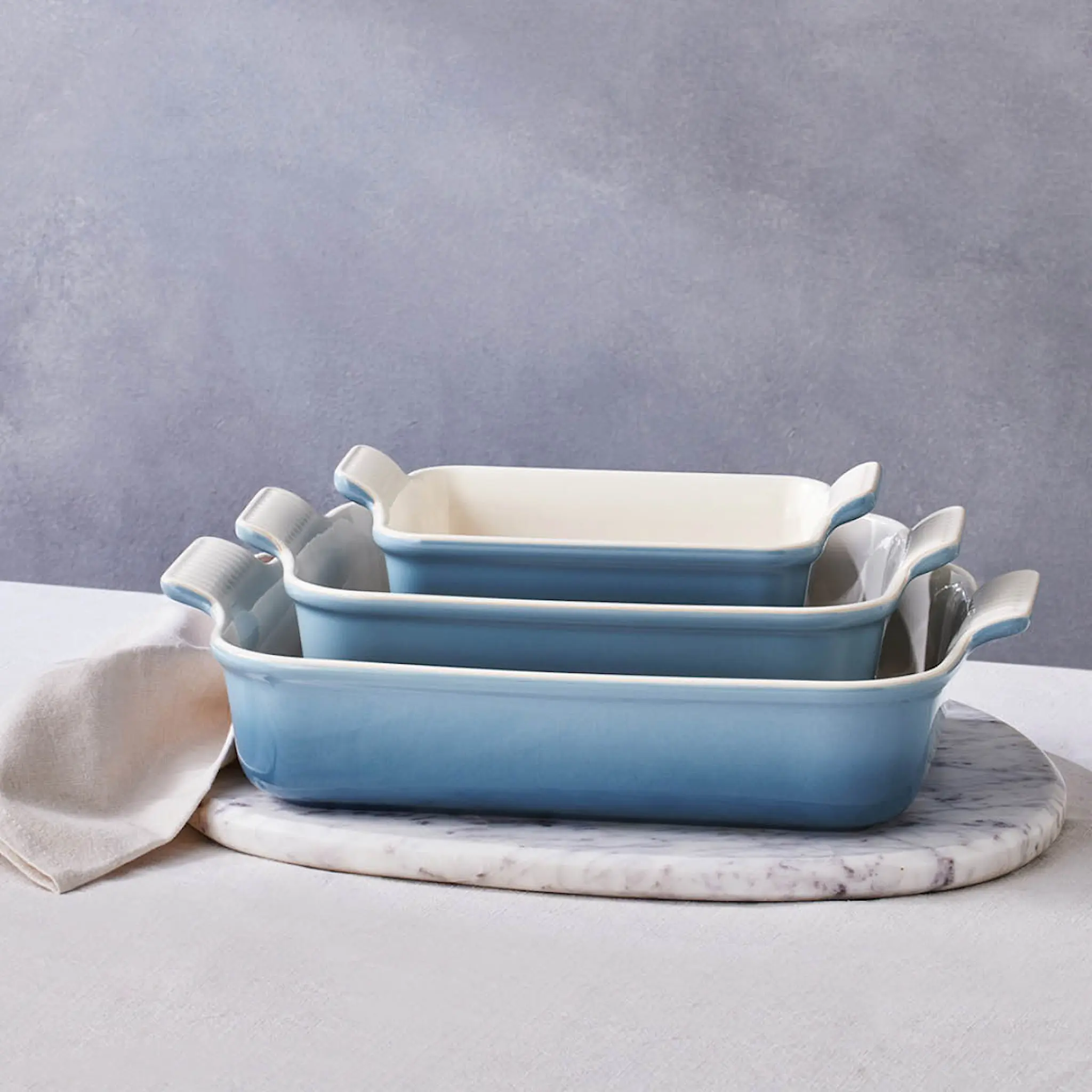 Le Creuset Heritage Uunivuoka 32x24 cm Chambray