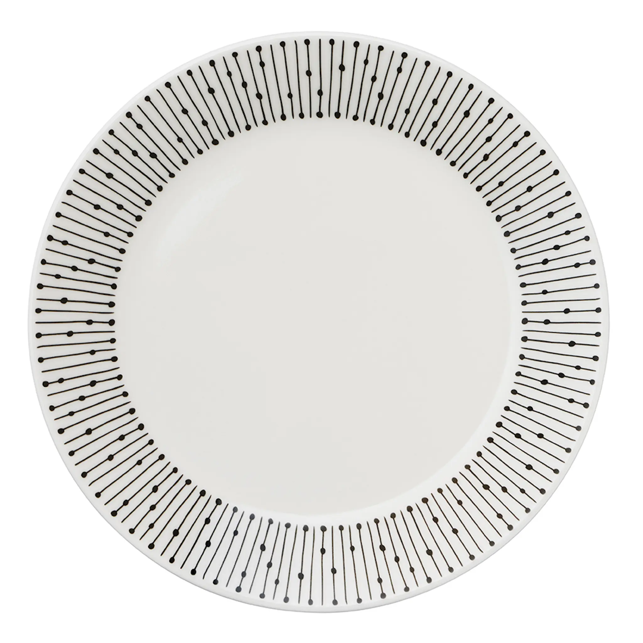 Arabia Mainio Sarastus Assiett 15 cm Vit/Svart
