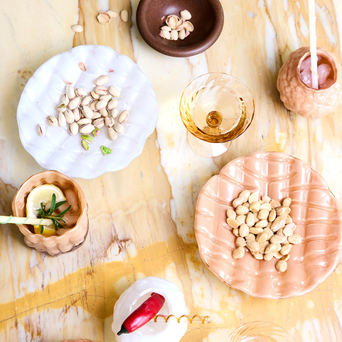 ByOn Laranne skål M 20x6 cm Off-white