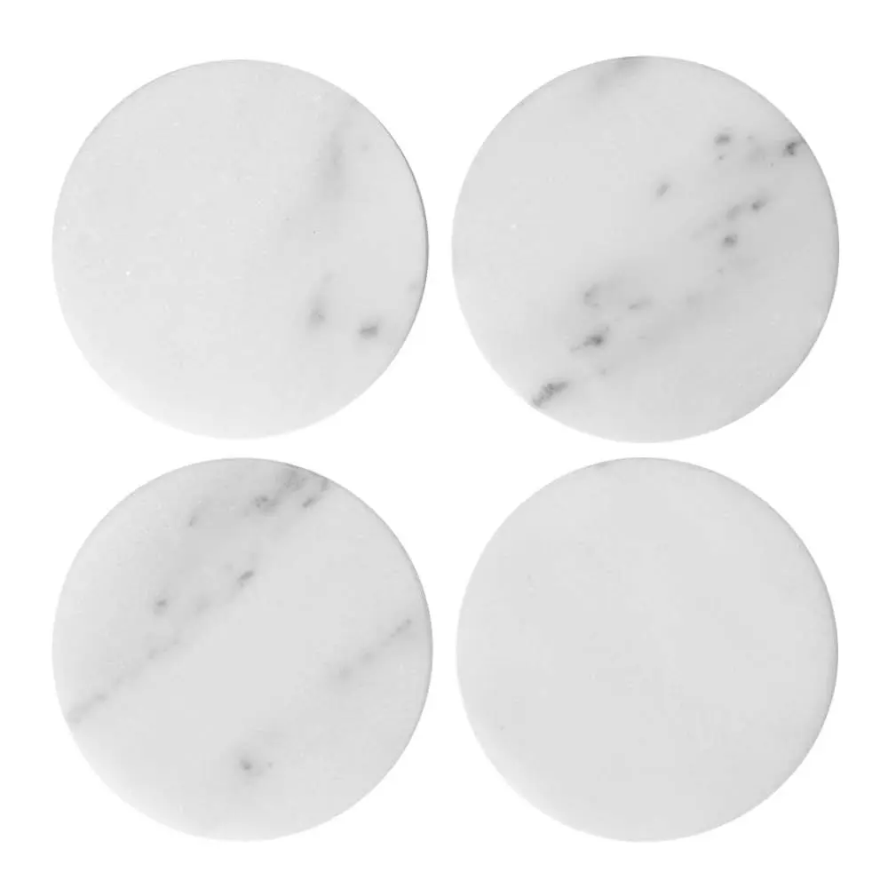 Marmor Lasinalunen 10 cm 4 kpl Valkoinen