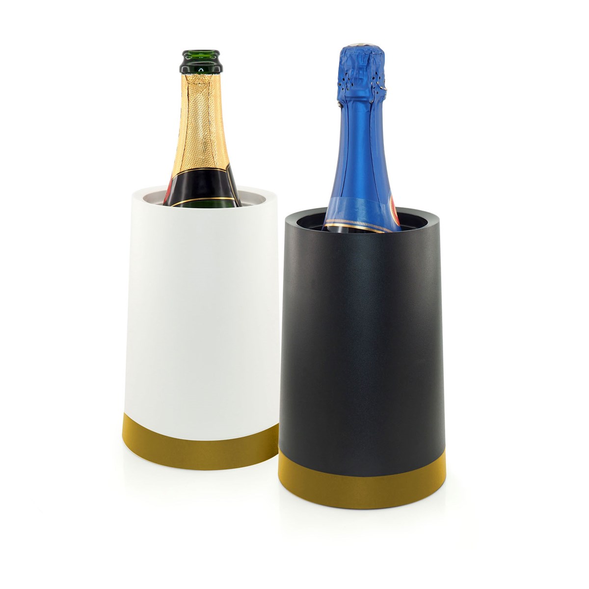 Pulltex Vinkylare med Separat Gel Vit/Guld