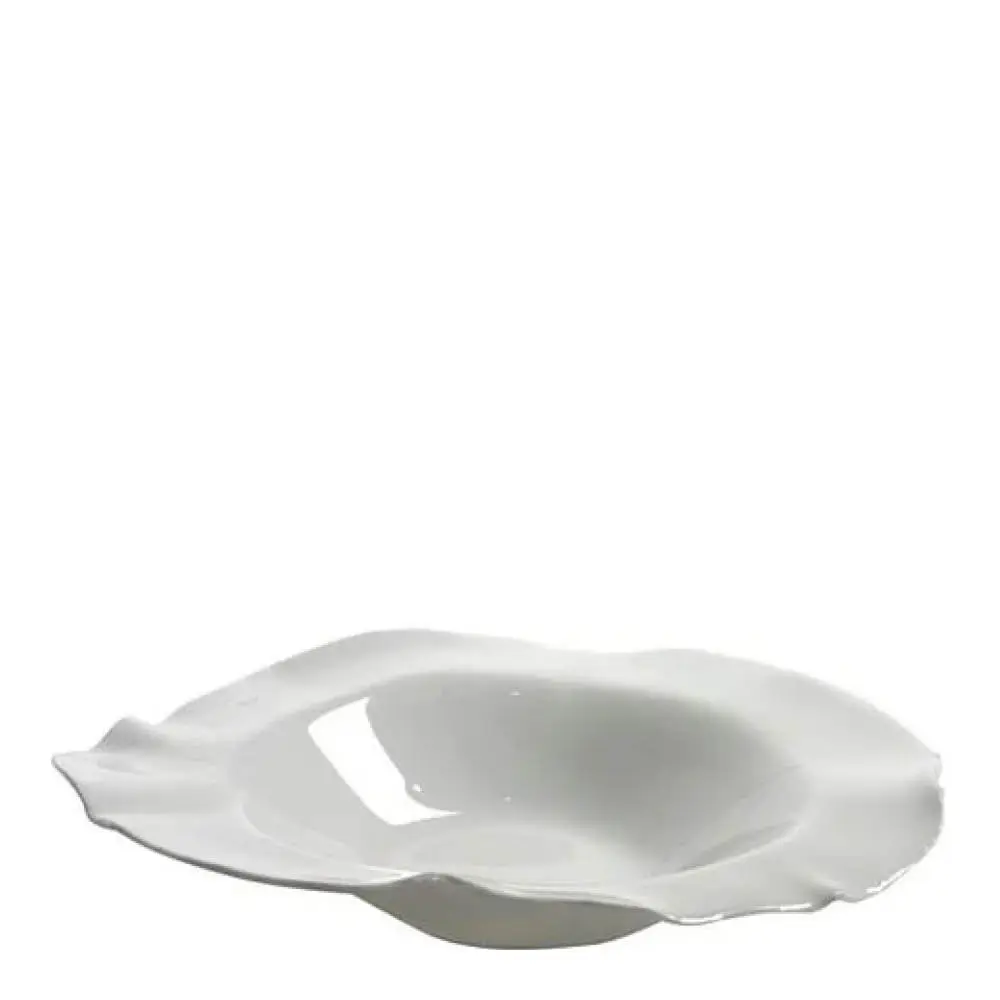 Perfect Imperfection syvä lautanen 13 cm valkoinen himmel