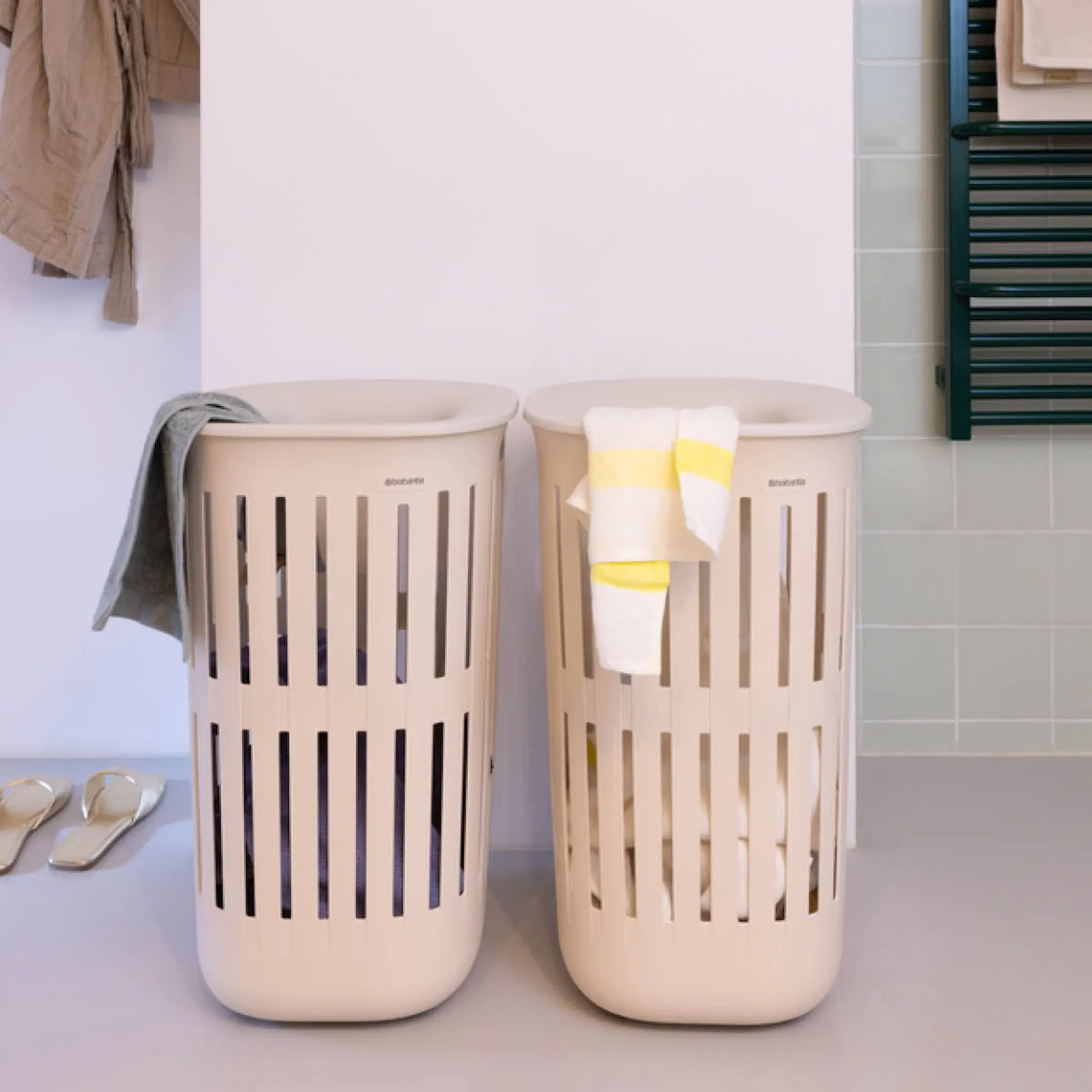 Brabantia Collect-It tvättkorg 55 L soft beige