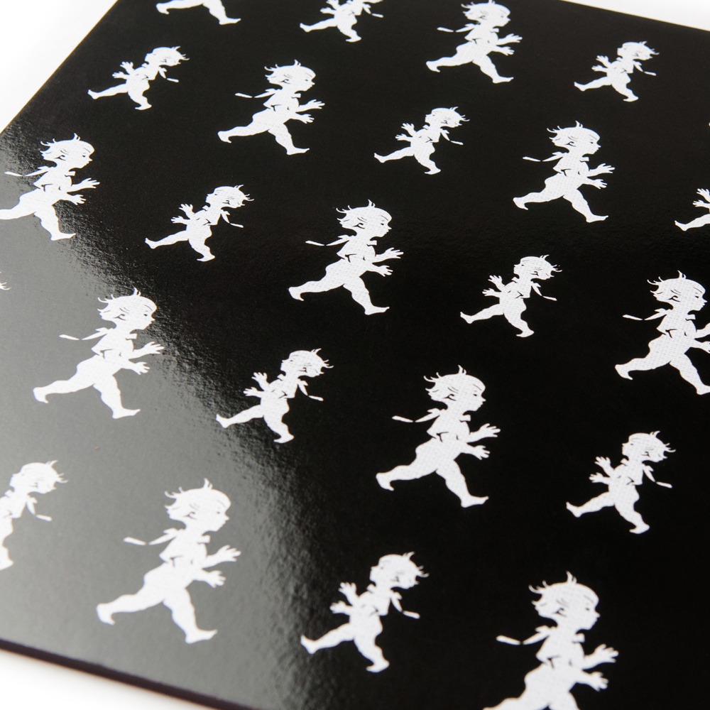 SOLSTICKAN Bordbrikke 30x40 cm 2 stk svart