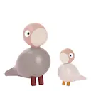 Fågelpar Liv & Lykke 11 cm ljus rosa