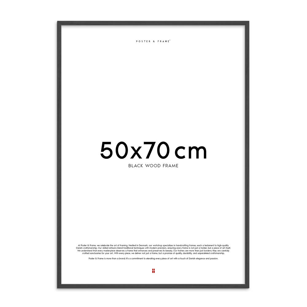 Poster & Frame - Kehys 50x70 cm Musta