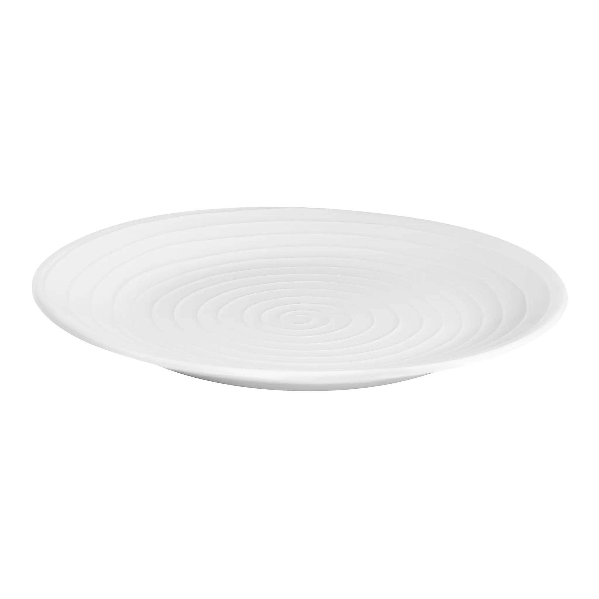 Design House Stockholm Blond Tallrik flat 28 cm stripe Vit