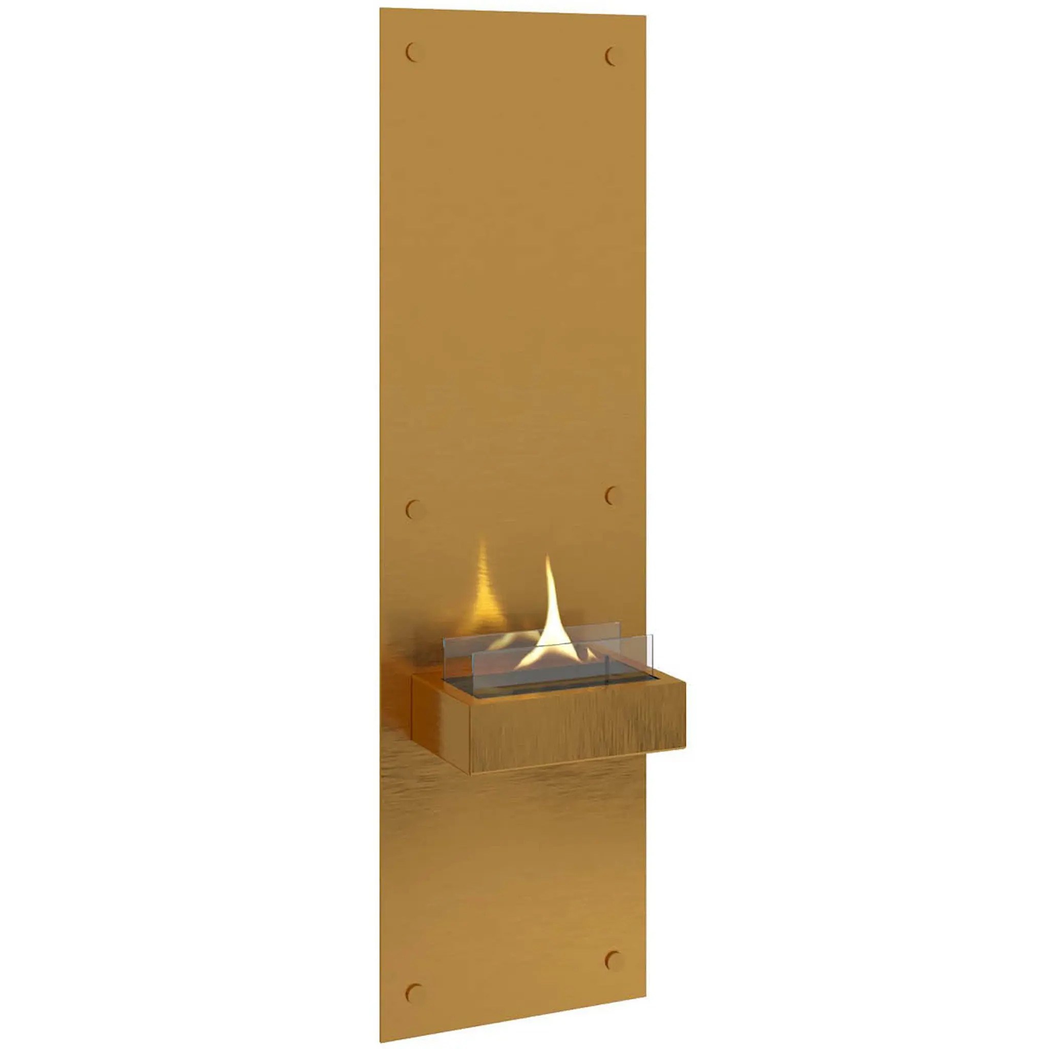 Tenderflame Alto 90 väggmonterad eldstad 0,5 L guld