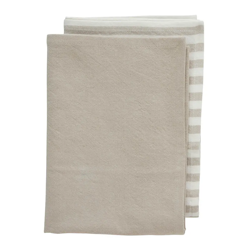 Estrille kjøkkenhåndkle 70x50 cm 2 stk beige