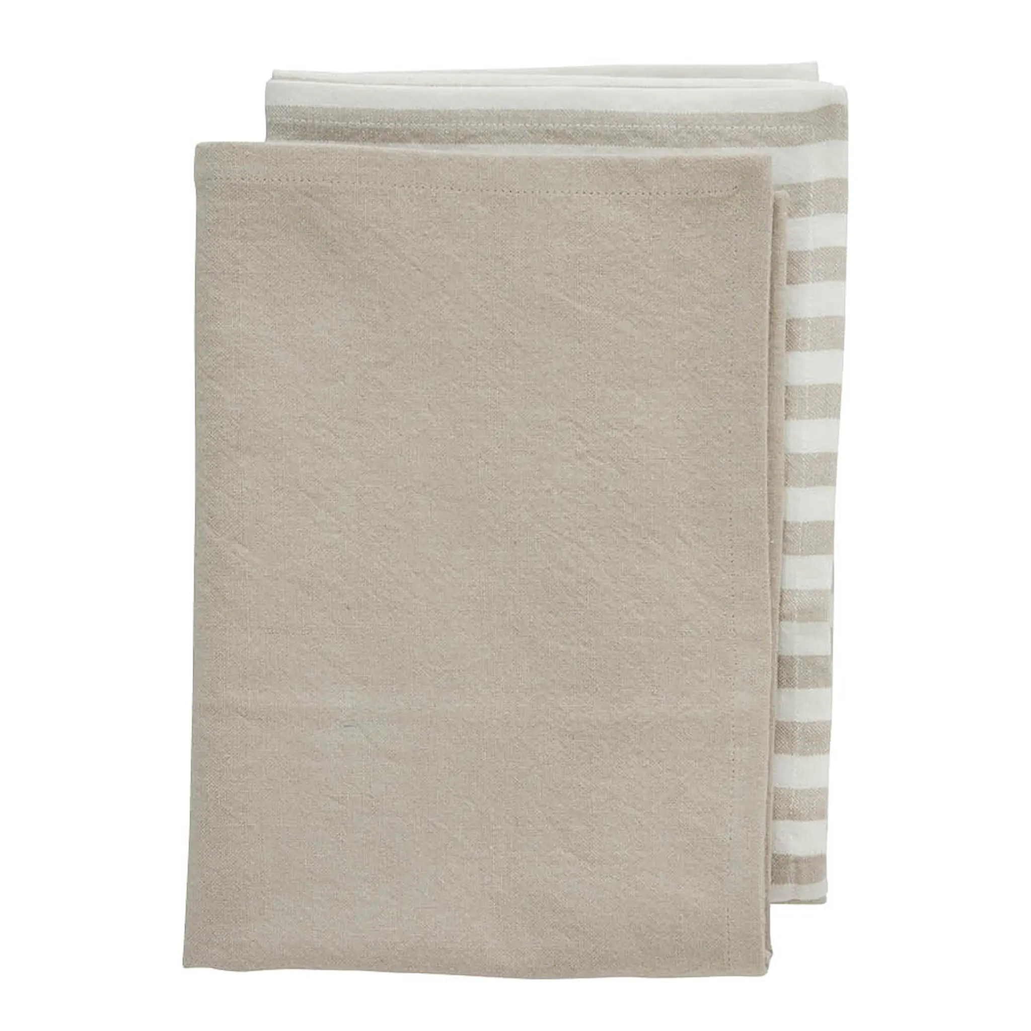 Lene Bjerre Estrille kjøkkenhåndkle 70x50 cm 2 stk beige