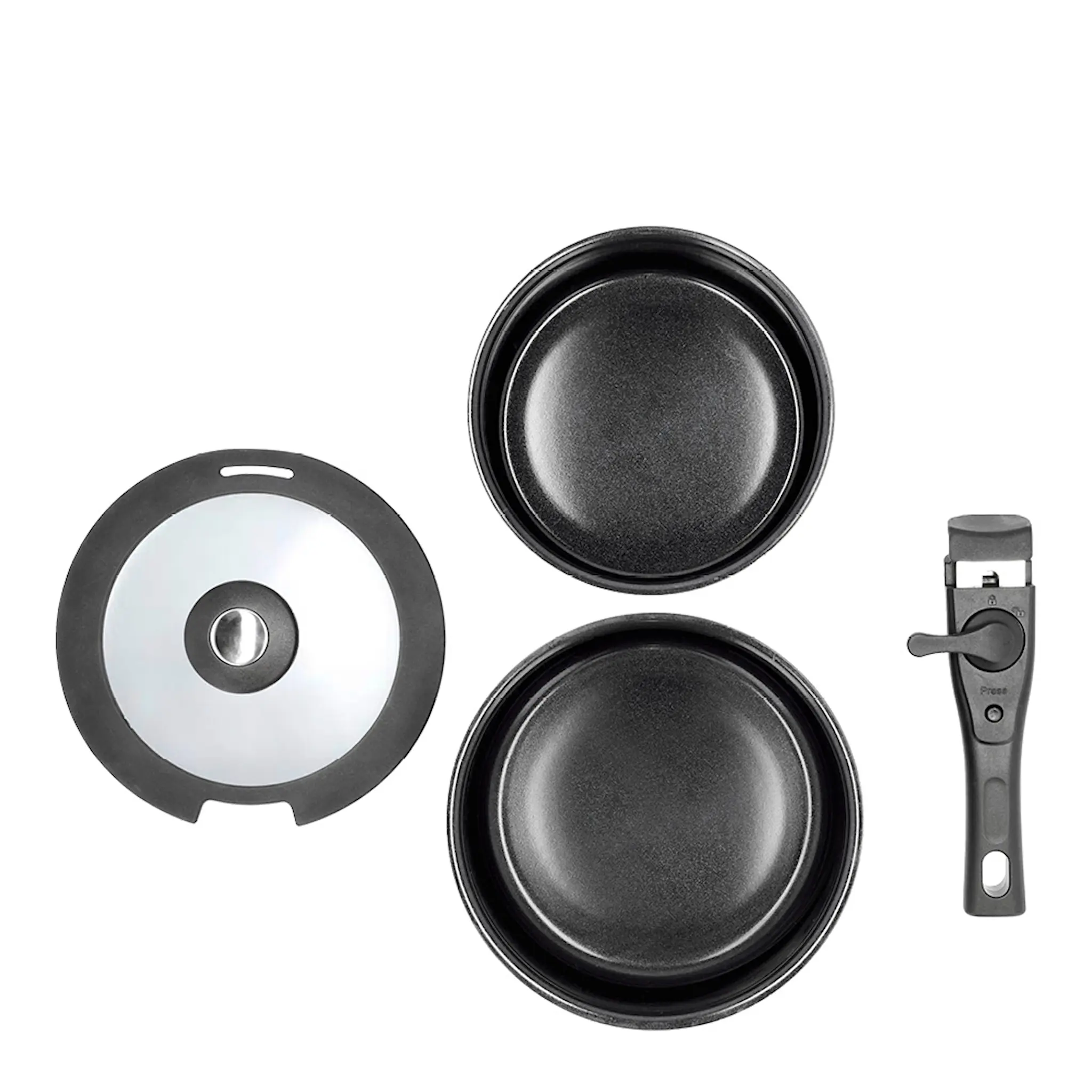 Holm Grytset avtagbart handtag 1,1 L och 2,4 L alu/ker