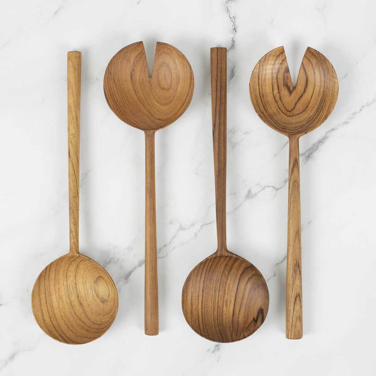 A World of Craft Round salladsbestick 26 cm teak