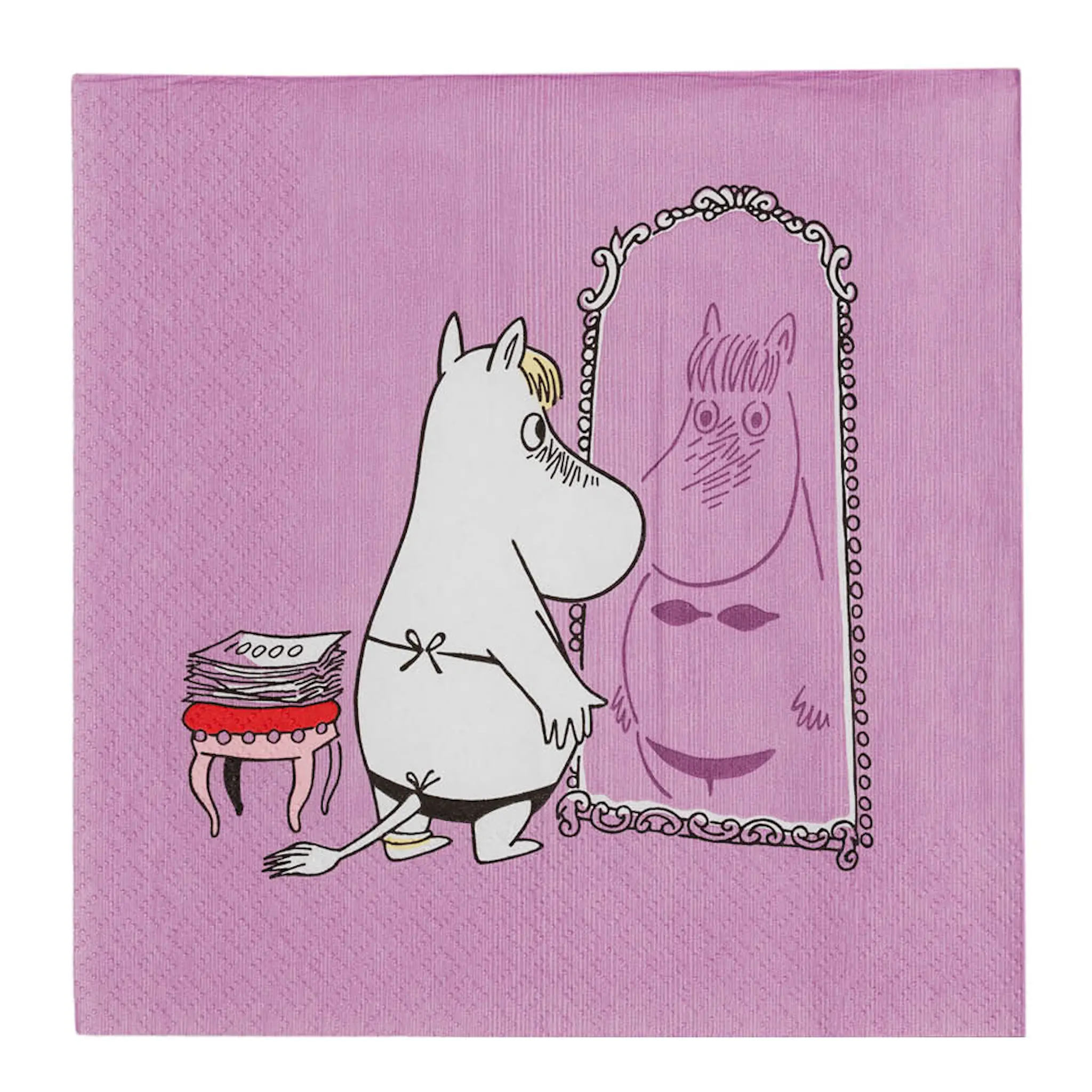 Moomin Arabia Muumi Servetti Niiskuneiti 33x33 cm 20 kpl Liila