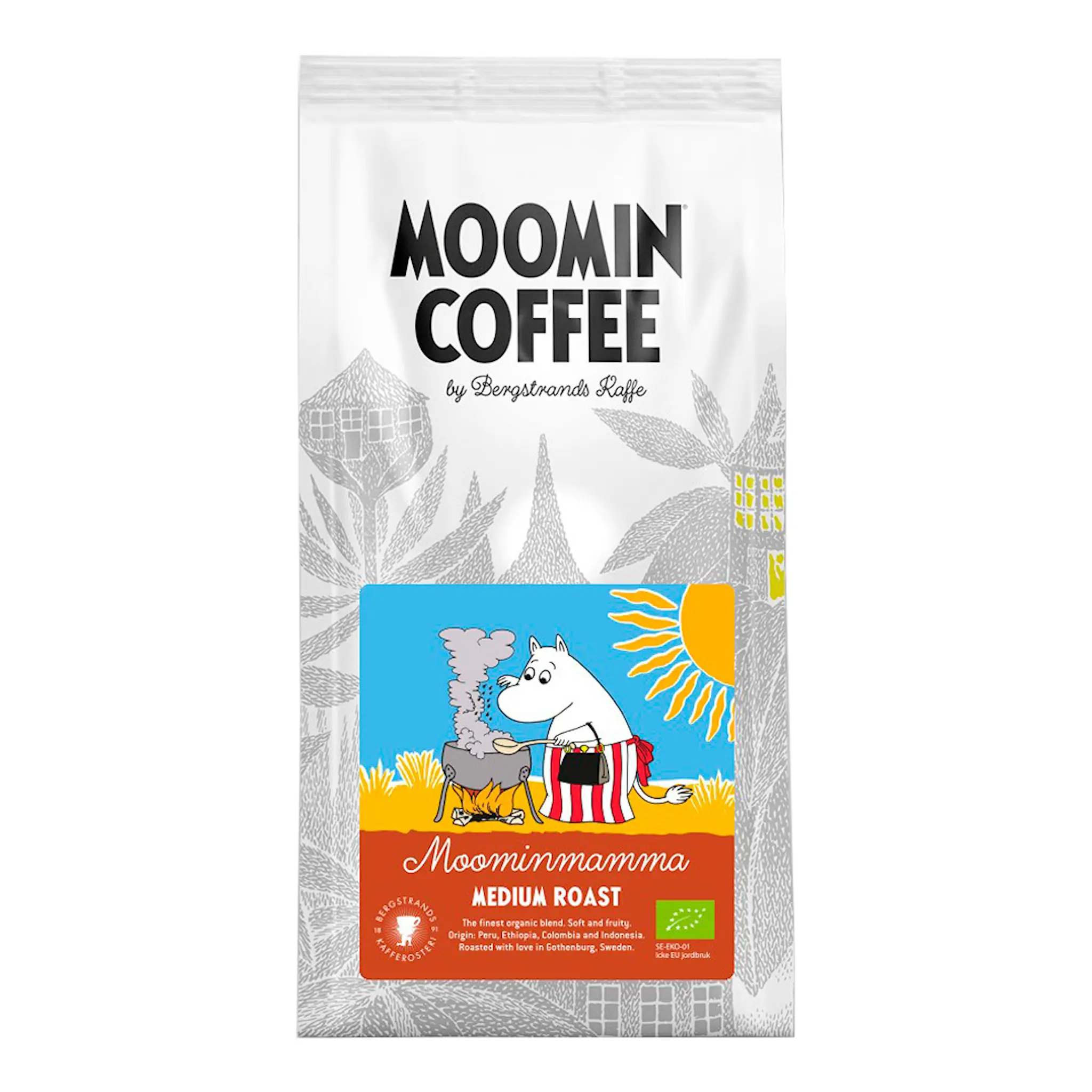 Bergstrands Kafferosteri Muminmamman Kaffe Mellanrost Eko 250 g