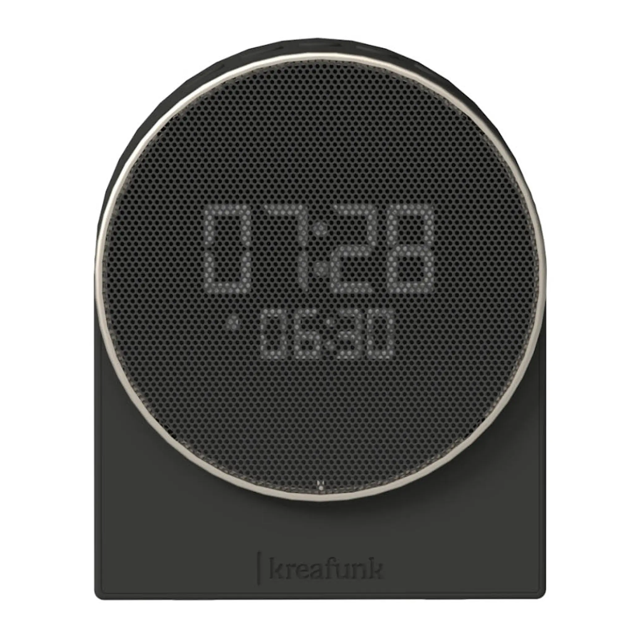 Kreafunk Ivy herätyskello Wake-up-valolla ja Bluetoothilla 9x4,6x11 cm musta