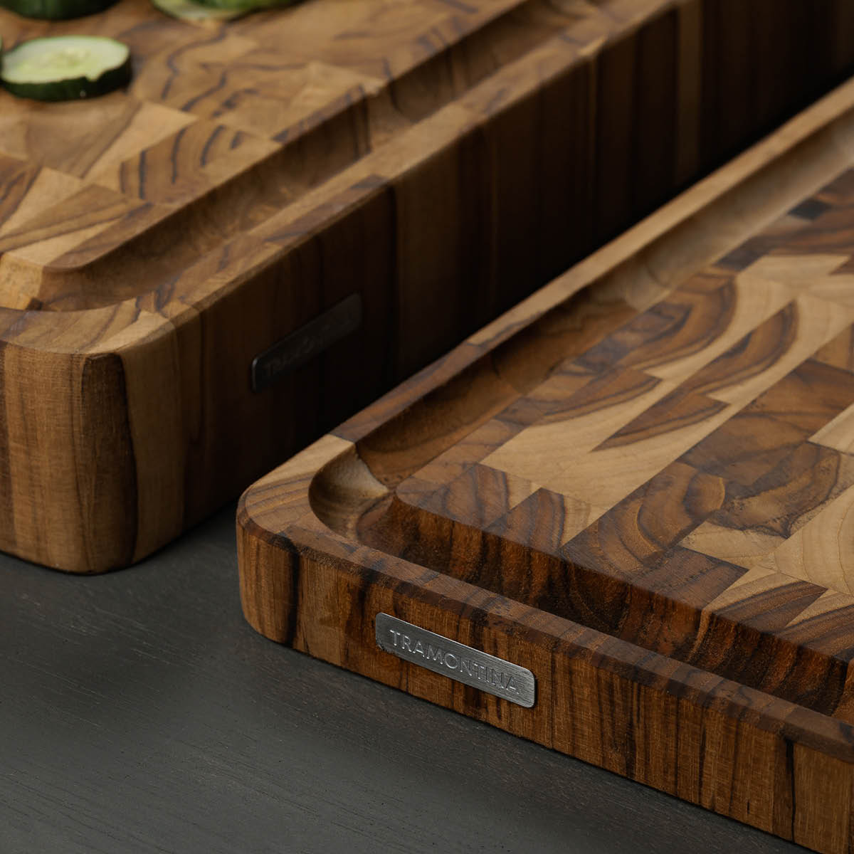 Tramontina Skärbräda teak 45x34 cm natur