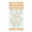 Tårtdekoration siffror 0–9 trä 10-pack