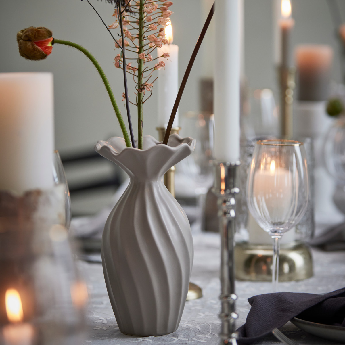 Lene Bjerre Susille Maljakko 25 cm Hiekka