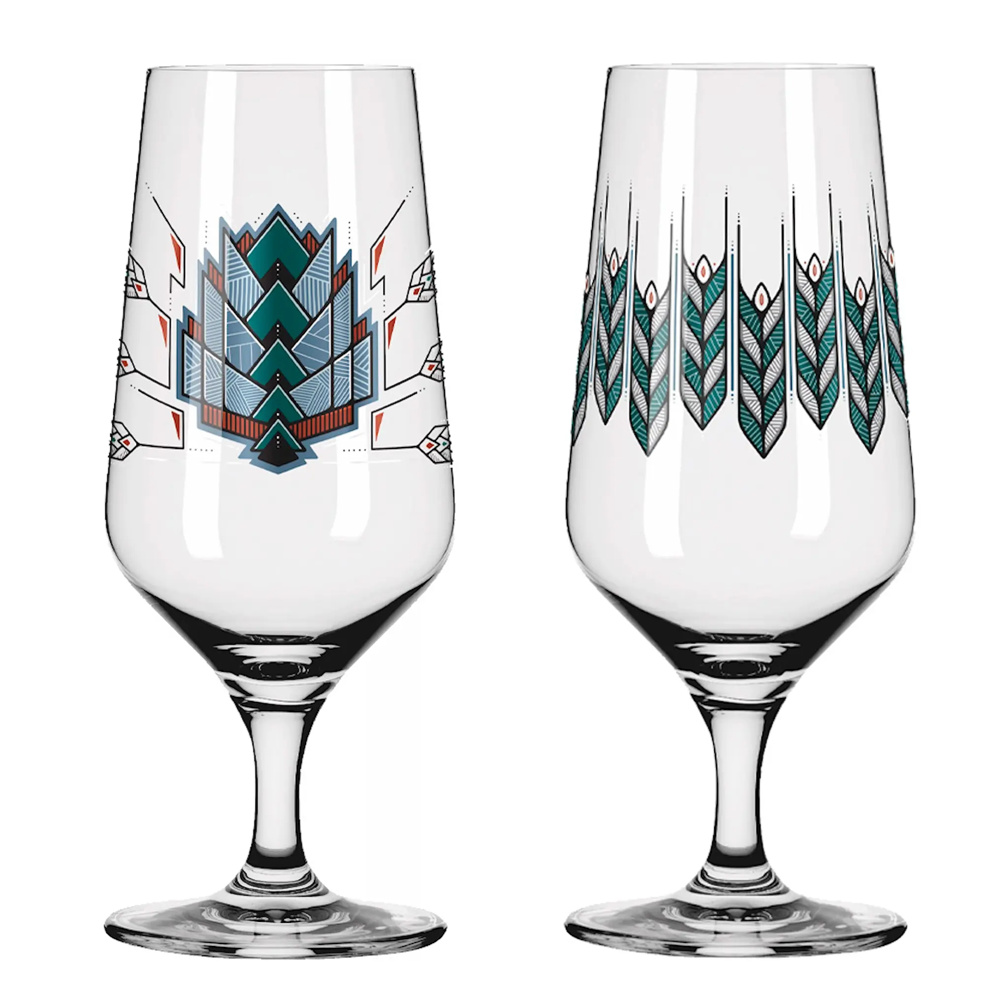 Ritzenhoff Brauchzeit Ölglas 2023 2-pack Blå
