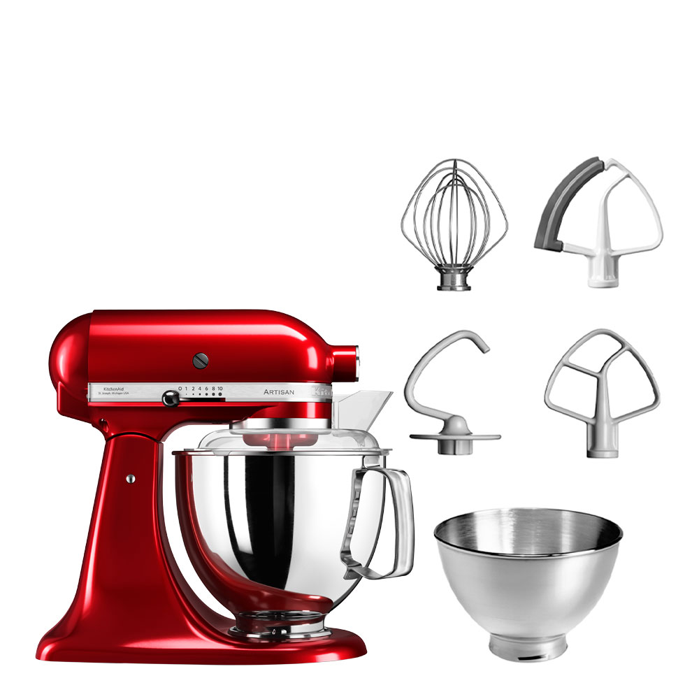 KitchenAid - KitchenAid Artisan Yleiskone 4,8 + 3L 5KSM175Kandeerattu omena