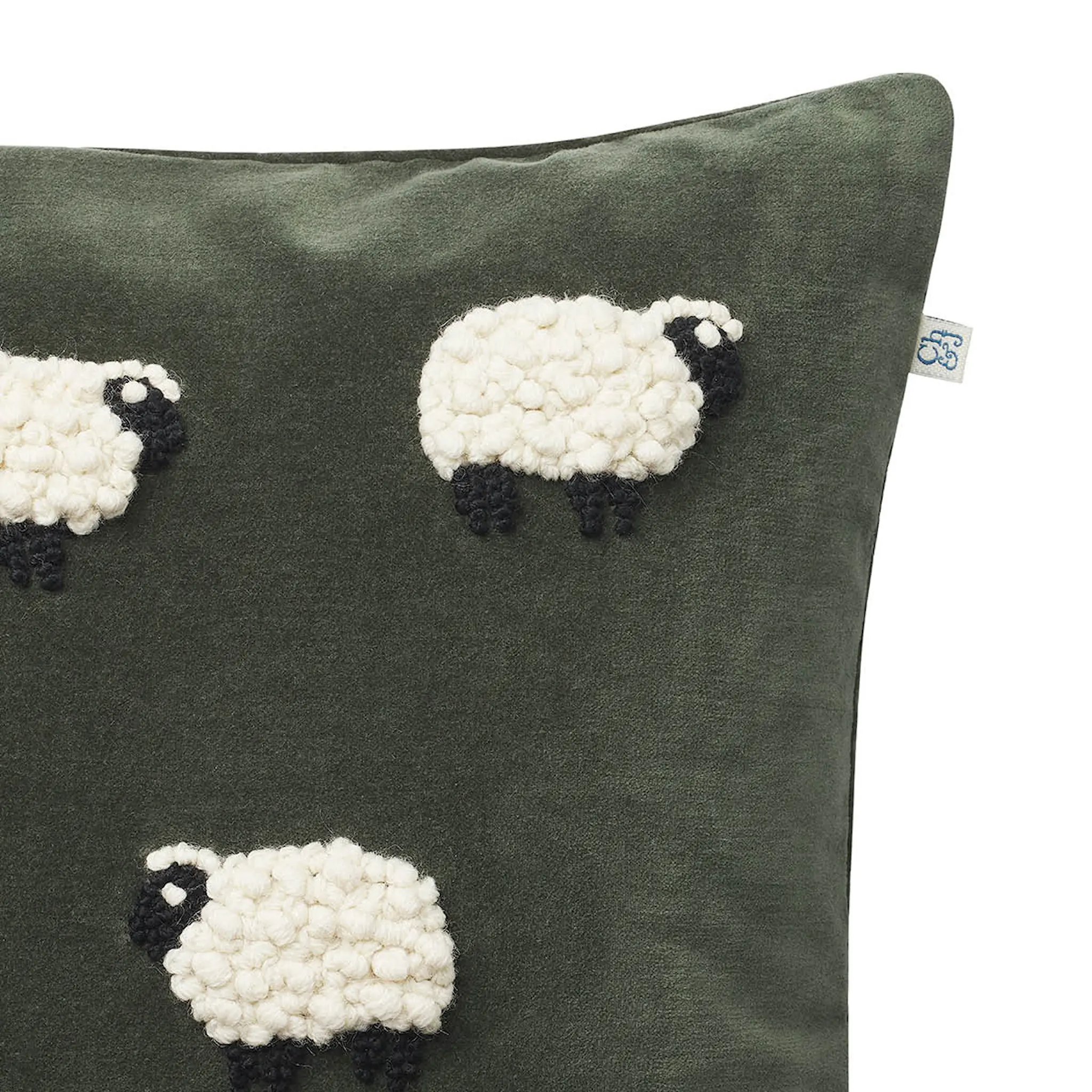 Chhatwal & Jonsson Sheep putetrekk velur 50x50 cm Forest Green