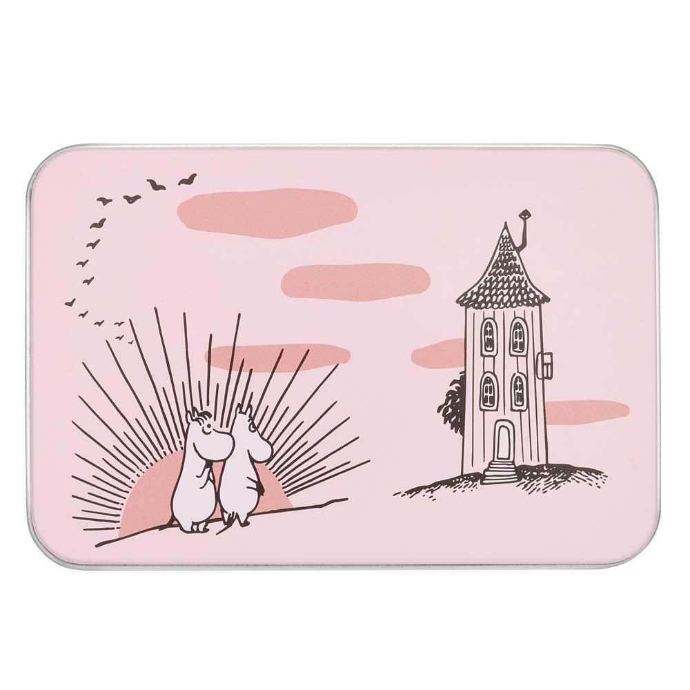 Muurla Mummi teboks 8x9x12 cm Vennskap rosa
