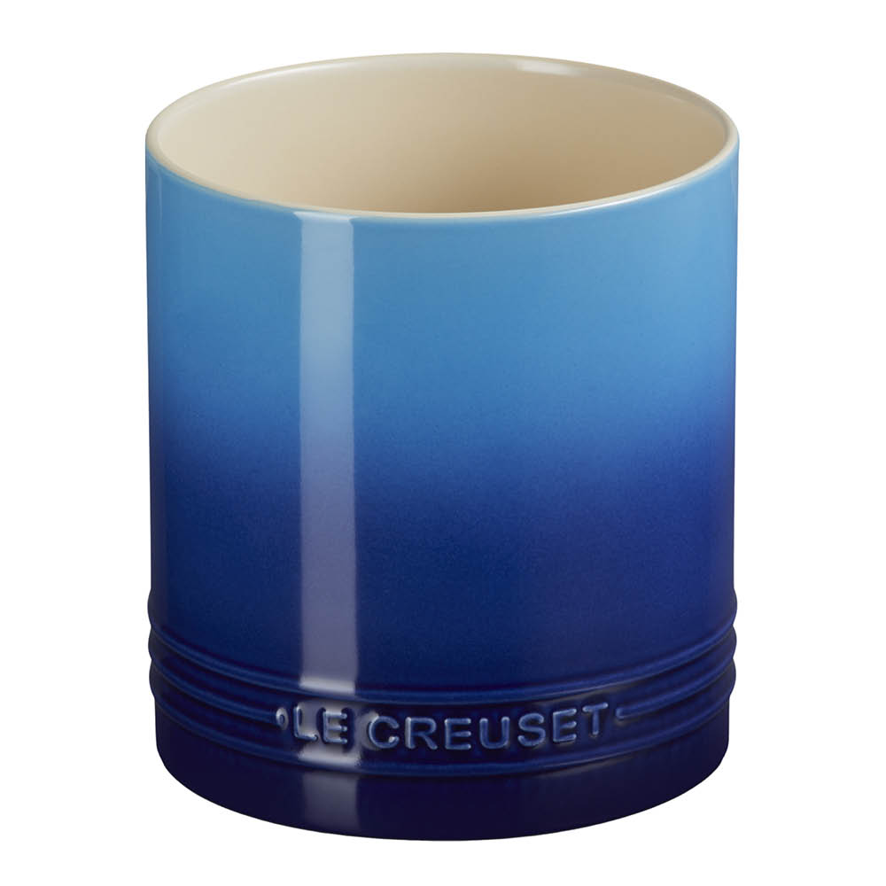 Le Creuset Signature bestikk- og redskapskrukke 1,1L azure