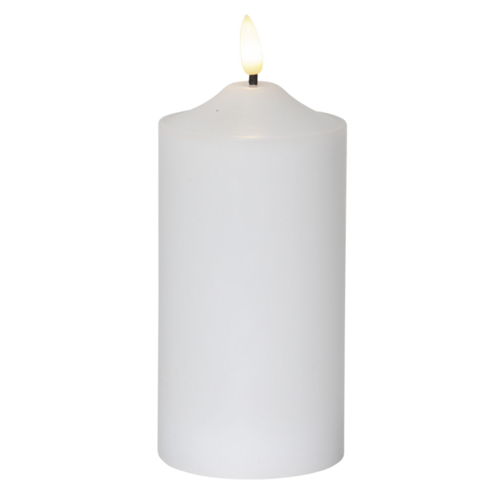 Star Trading - Flamme LED Pöytäkynttilä 17 cm Valkoinen