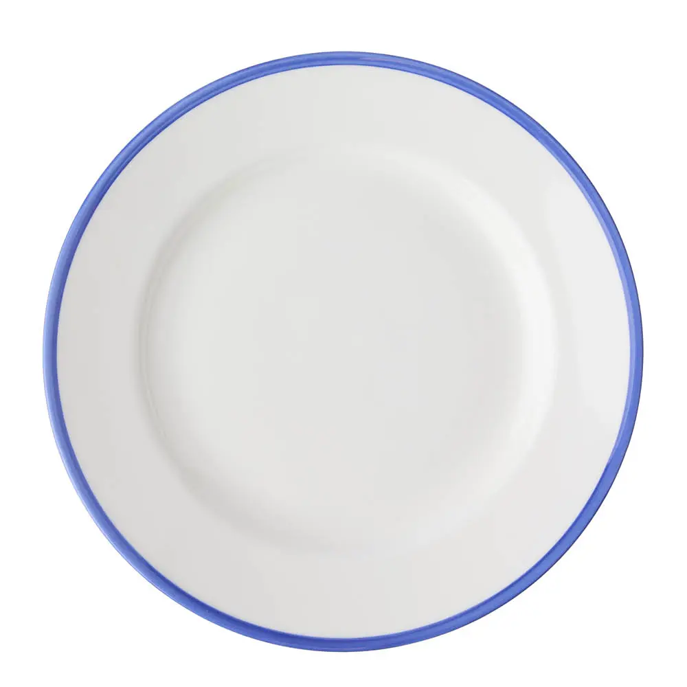 Sommar tallerken med fane 22 cm hav