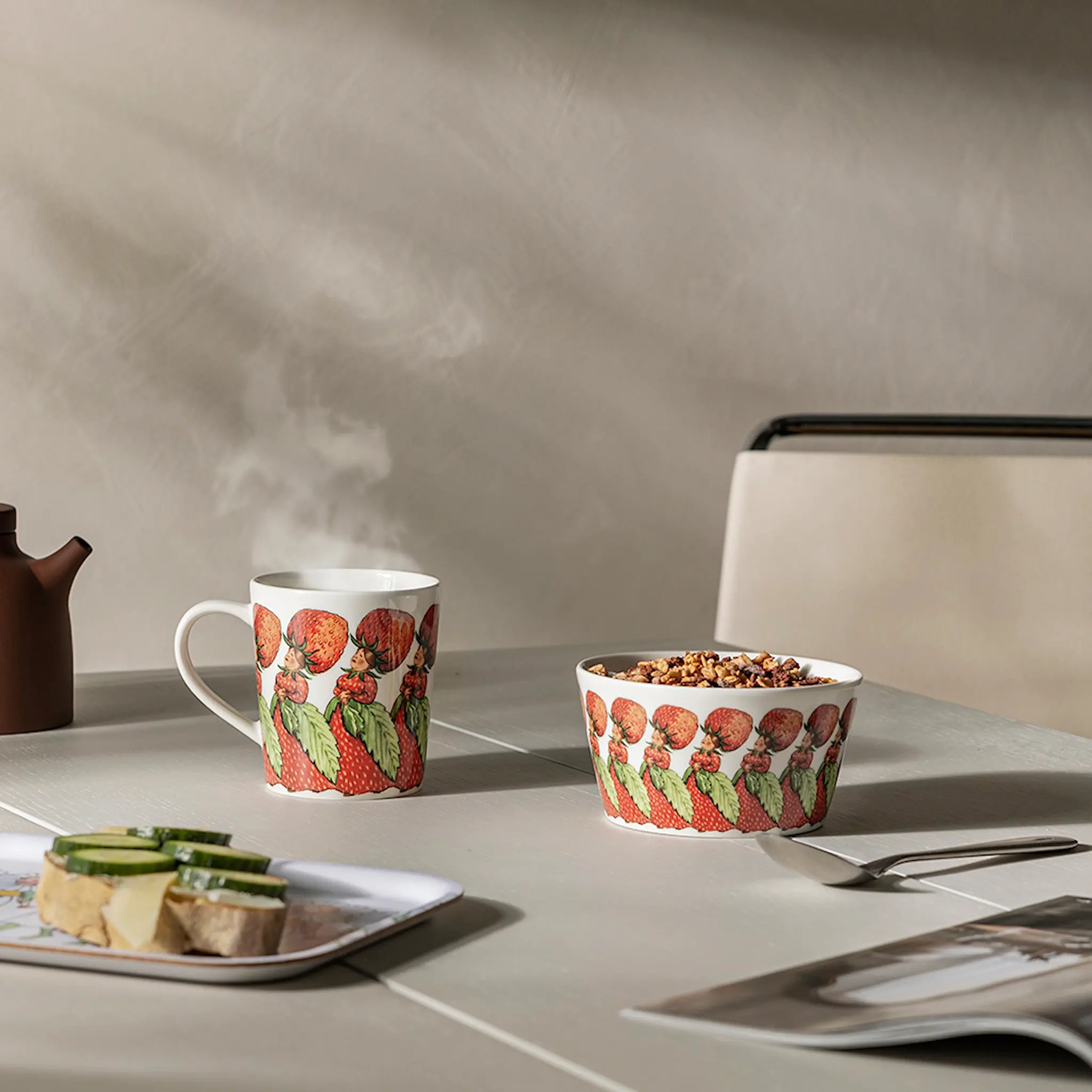 Design House Stockholm Elsa Beskow Muki 40 cl Perhe Mansikka